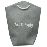 Personalised Silver Name Storage Bag