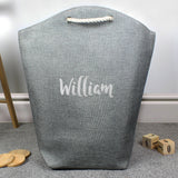 Personalised Silver Name Storage Bag