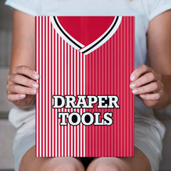 Personalised Soton 1987 Home Shirt - A4 Metal Sign Plaque - Frame Options Available