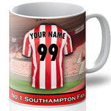 Personalised Southampton Mug - Shirt And Message Cup