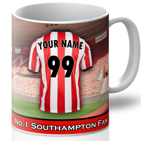 Personalised Southampton Mug - Shirt And Message Cup