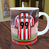 Personalised Southampton Mug - Shirt And Message Cup