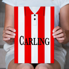 Personalised Stoke 1994 - Home Shirt - A4 Metal Sign Plaque - Frame Options Available