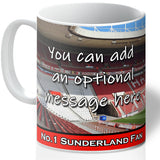 Personalised Sunderland Mug - Shirt And Message Cup