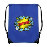 Personalised Superhero Blue Kit Bag