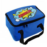 Personalised Superhero Blue Lunch Bag