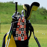 Personalised Swindon Town Golf Towel - Chequered