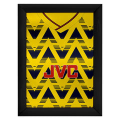 Personalised The Gooners Retro 1992 Away Shirt - A4 Metal Sign Plaque - Frame Options Available