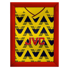 Personalised The Gooners Retro 1992 Away Shirt - A4 Metal Sign Plaque - Frame Options Available