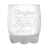 Personalised Time Flies When You're Having Rum Tumbler