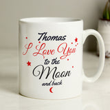 Personalised To The Moon & Back Mug