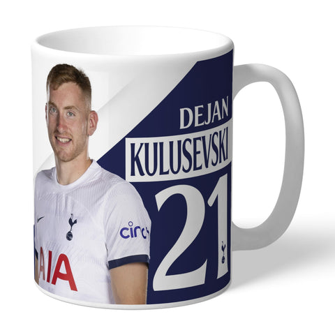 Personalised Tottenham Hotspur Kulusevski Autograph Mug