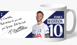 Personalised Tottenham Hotspur Maddison Autograph Mug