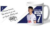 Personalised Tottenham Hotspur Son Autograph Mug