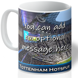 Personalised Tottenham Mug - Shirt And Message Cup