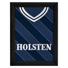 Personalised Totts Retro 1986 Away Shirt - A4 Metal Sign Plaque - Frame Options Available