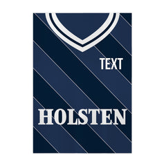 Personalised Totts Retro 1986 Away Shirt - A4 Metal Sign Plaque - Frame Options Available