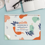 Personalised Tropical A4 Desk Planner