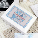 Personalised Twinkle Boys White Keepsake Box