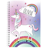 Personalised Unicorn A5 Notebook