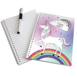 Personalised Unicorn A5 Notebook