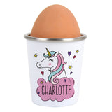 Personalised Unicorn Egg Cup