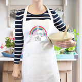 Personalised Unicorn White Apron