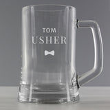 Personalised Usher Pint Stern Tankard