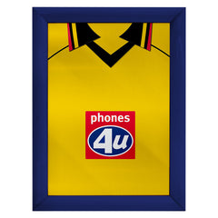 Personalised Watford 1999 - Home Shirt - A4 Metal Sign Plaque - Frame Options Available