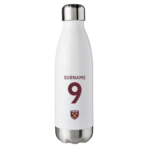 Personalised West Ham United FC Insulated Bottle Flask