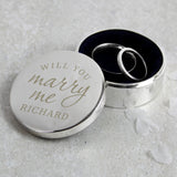 Personalised Will You Marry Me Ring Box