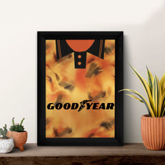 Personalised Wolverhampton - 1993 Home Shirt - A4 Metal Sign Plaque - Frame Options Available