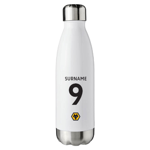 Personalised Wolves Insulated Bottle Flask