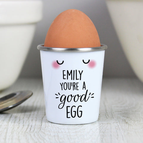 Personalised You're A Good Egg Cup