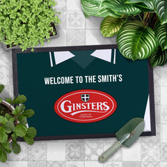 Plymouth 2003 Home Shirt - Personalised Retro Door Mat - 60cm x 40cm
