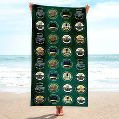 Plymouth - Football Legends - Microfibre Beach Towel - 150cm x 75cm