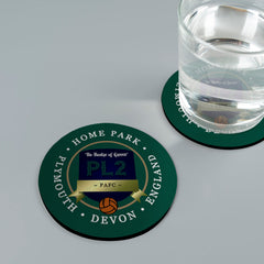 Plymouth Home Park - Football Coaster - Square Or Circle
