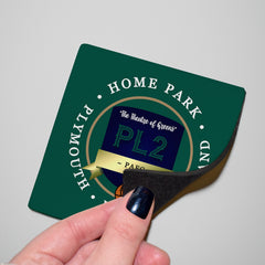Plymouth Home Park - Football Coaster - Square Or Circle