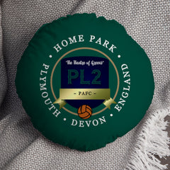 Plymouth Home Park - Football Legends - Circle Cushion 14inch