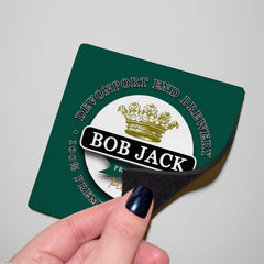 Plymouth Jack - Football Coaster - Square Or Circle