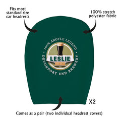 Plymouth Leslie - Football Legends - Headrest Cover