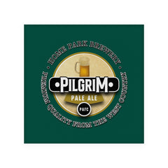 Plymouth Pilgrim - Football Coaster - Square Or Circle
