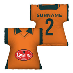 Plymouth Retro 2004 Away Shirt - Personalised Retro Shirt Cushion
