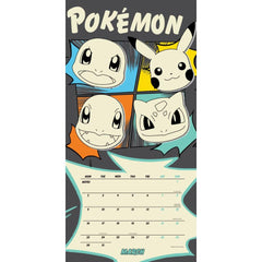 Pokemon Square Calendar 2026