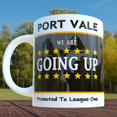 Port Vale Promoted To League One Mug 2025 Souvenir Cup