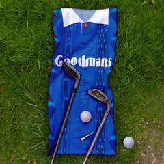 Portsmouth 1993 Home Shirt - Retro Lightweight, Microfibre Golf Towel