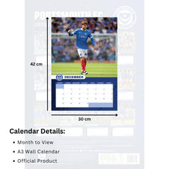 Portsmouth FC A3 Calendar 2026
