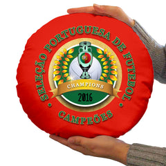 Portugal Euros  - Legend Collection - Circle Cushion 14inch
