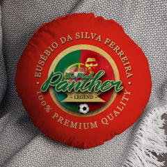 Portugal Eusebio  - Legend Collection - Circle Cushion 14inch