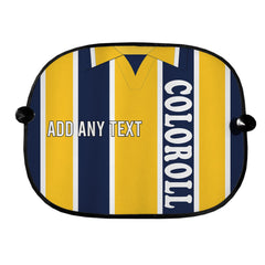 Preston 1994 Away Shirt - Personalised Retro Football Car Sun Shade - Set of 2